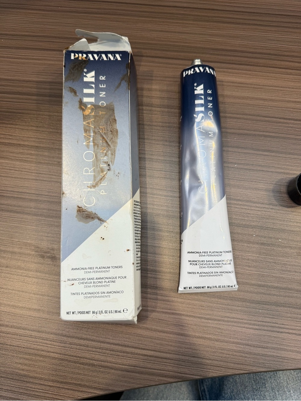 Pravana Chromasilk Platinum Toner Blush New (damaged box)